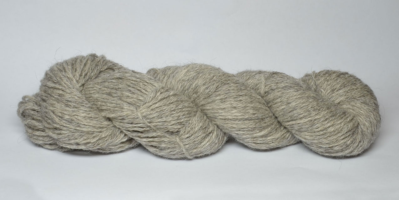 100g Grey Wool Hank